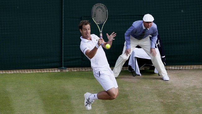 Tiket semifinal Wimbledon tahun ini nyaris direbut petenis empat besar unggulan: Novak Djokovic, Roger Federer, Andy Murray, dan Stan Wawrinka.