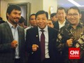 Fadli Zon-Setnov Hadiahi Pacquiao Cincin Akik dan Keris