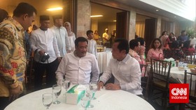 Djarot Kunjungi Sutiyoso di Hari Pertama Lebaran