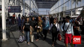 Arus Balik di Stasiun Masih Cenderung Sepi