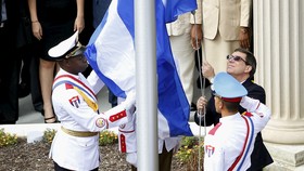 Bendera Kuba Akhirnya Berkibar di Washington