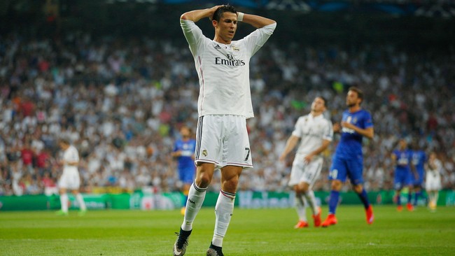 Ronaldo sangat lekat dengan keberhasilannya mencetak banyak gol untuk Real Madrid, namun kali ini, ia baru menghasilkan satu gol dari enam laga perdananya.
