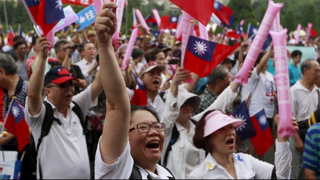 Para pejuang kemerdekaan Taiwan akan melakukan unjuk rasa untuk menuntut kemerdekaan kepada China.