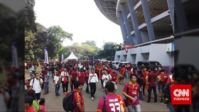 Romanisti Sudah Mulai Datangi GBK