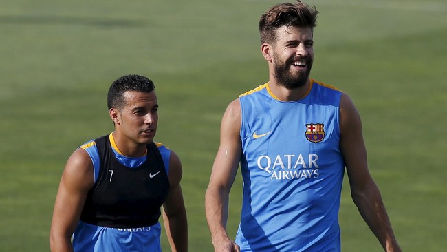 Gerard Pique mendukung rencana Barcelona yang akan melakukan banding terhadap sanksi UEFA terkait pengibaran bendera Estalada di final Liga Champions.