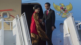 Jokowi dan Rombongan Tiba di Bandara Halim Perdanakusuma