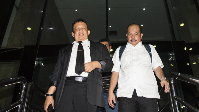 Kepala Biro Keuangan atau Sekda Provinsi Sumut, Ahmad Fuad Lubis kembali mendatangi Gedung KPK hari ini untuk diperiksa sebagai perkara suap hakim PTUN Medan.
