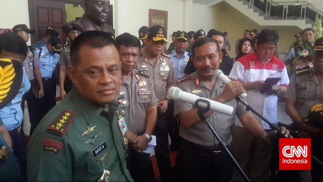 Menurut Panglima TNI Jenderal Gatot  Nurmantyo pelatihan ditujukan agar kepolisian memiliki kemampuan lebih ketika melakukan perburuan pelaku teror.