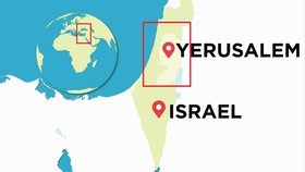 Denah Permukiman Israel di Tepi Barat