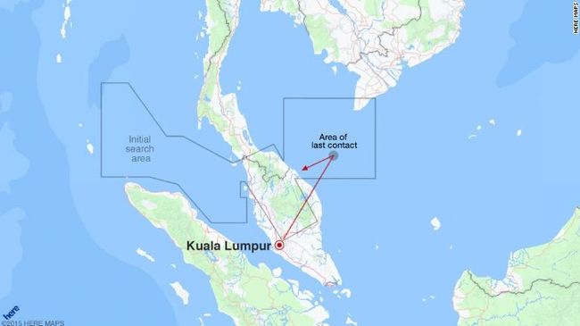 Peta Kronologi Misteri Hilangnya Pesawat Mh370