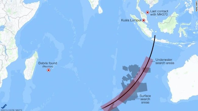 Menurut seorang pegiat olah raga perahu asal Australia, jauhnya lokasi ditemukannya puing yang diyakini Boeing 777 itu tidak mengejutkan.