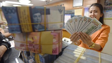 Rupiah Akhir Pekan Kian Lesu ke Level Rp17.104 per Dolar AS