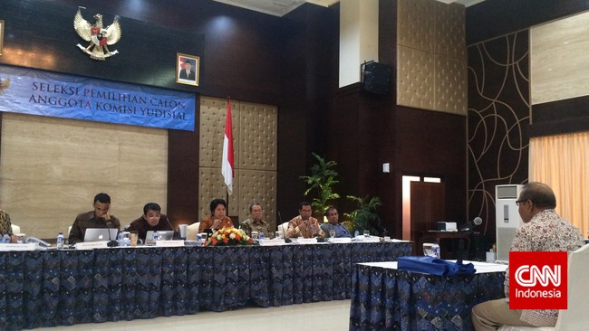 Panitia Seleksi calon komisioner Komisi Yudisial ‎gelar sesi wawancara kepada 18 calon komisioner yang lolos tahap ketiga, yakni tahap Profile Assessment.