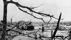 Korban Mengenang Bom Nuklir Hiroshima