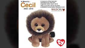 Galang Dana Konservasi, Ty Inc. Produksi Boneka Singa Cecil