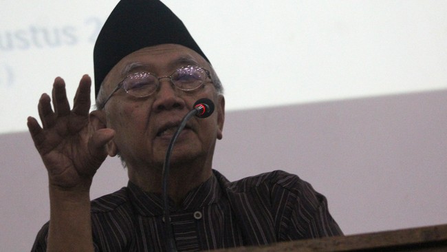 Gus Solah mengapresiasi penggunaan nama Kiai Haji Hasyim Asy'ari sebagai nama Masjid Raya DKI Jakarta di Jalan Raya Daan Mogot, Jakarta Barat. 