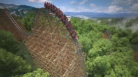 Berani Coba Roller Coaster Kayu Tercepat di Dunia?