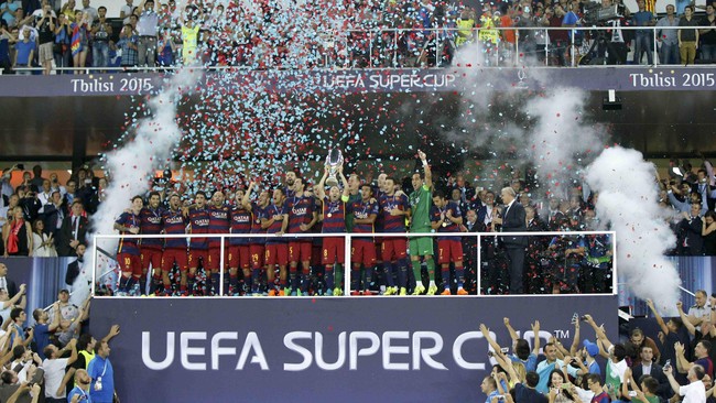 Torehan sembilan gol membuat Piala Super Eropa 2015 hanya kalah dari final Piala Champions 1960 yang hingga kini masih memegang rekor skor terbesar.
