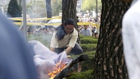 Demo Anti Jepang, Pria Korsel Bakar Diri