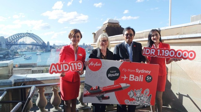 Penerbangan menuju Sydney akan dilayani AirAsia X lima kali dalam seminggu.