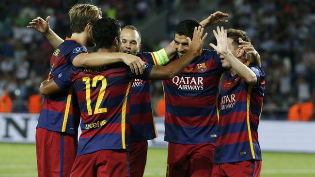 Tujuh dari delapan gol yang diciptakan pra pemain Barcelona sejauh ini dicetak dengan kaki kiri. Hanya satu gol Luis Suarez yang menggunakan kaki kanan.