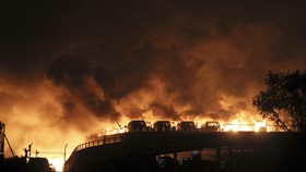 China Tangkap 12 Orang yang Terlibat Ledakan Tianjin