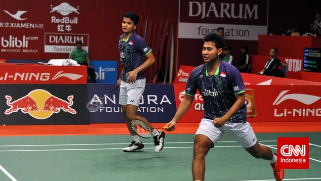 Bukan pasangan juara dunia yang akan mewakili Indonesia di semifinal Jepang Super Series, tapi Angga Pratama/Ricky Karanda.