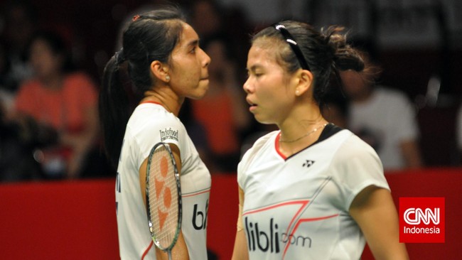 Sempat tampil ngotot di babak pertama, ganda putri nomor satu Indonesia menyerah di babak kedua dan gagal melaju ke partai semifinal Jepang Super Series.