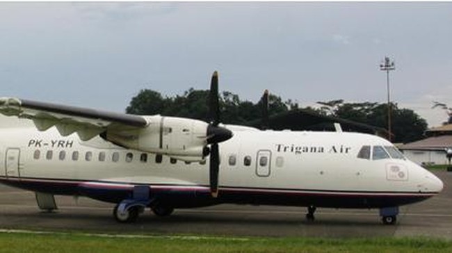 Pesawat dengan nomor registrasi PK-YRN tersebut dibuat pabrikan Aerei da Trasporto Regionale or Avions de transport régional (ATR) pada 1988.