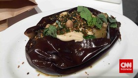 Resep Terung Panggang Hummus Israel ala Chef Nancy Silverton