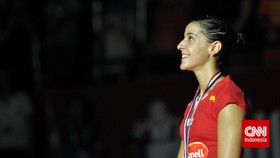 Carolina Marin Mundur dari Kejuaraan Dunia Badminton 2021