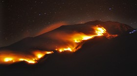 Penyebab Kebakaran di Gunung Sunda Masih Diselidiki