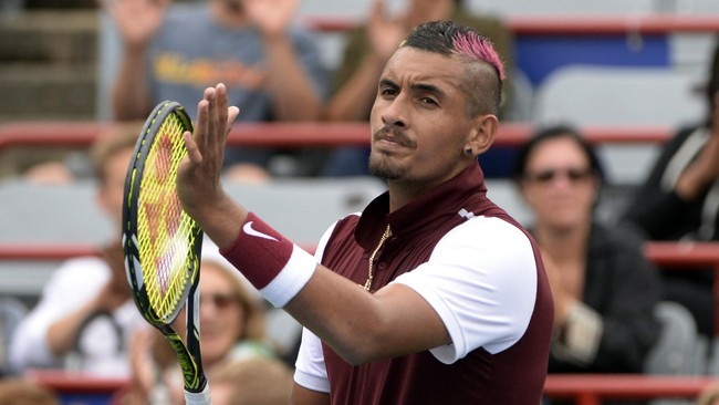 Kata-kata kasar yang dilontarkan Nick Kyrgios kepada Stan Wawrinka berbuntut panjang, yaitu ancaman larangan bertanding 28 hari dari ATP.