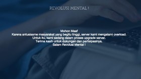 Dapat Rp 200 Juta, Bagaimana Idealnya Situs Revolusi Mental
