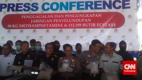 Petugas Gabungan Amankan 94 Kg Sabu Asal China