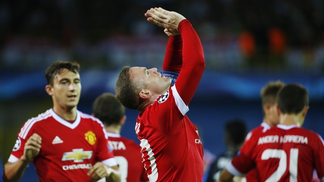 Sang kapten tim Manchester United, Wayne Rooney mengakhiri puasa golnya musim ini dengan menjebol gawang Brugge di babak pertama, Kamis (27/8) dinihari WIB.