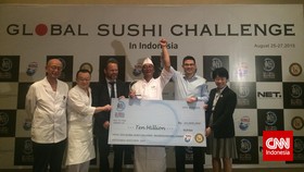 Sosok Wakil Indonesia dalam Kompetisi Sushi Dunia di Jepang