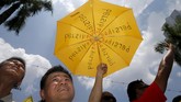 Ribuan Demonstran Malaysia Tuntut Najib Razak Mundur Ribuan orang berkumpul di Kuala Lumpur, Malaysia, pada Sabtu (29/8). Mereka tergabung dalam gerakan