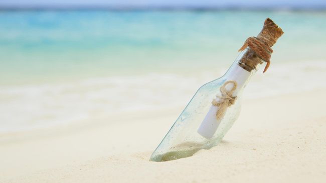 Sebuah pesan dalam botol ditemukan di pantai Jerman. Pesan ini berusia sangat tua, yaitu 108 tahun.