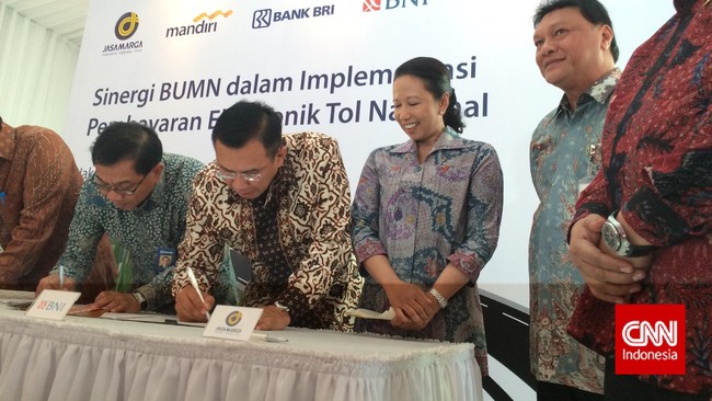 BRI, Bank Mandiri, BNI, dan BTN telah membuat kesepakatan pada 21 Oktober 2015 untuk mengakuisisi perusahaan penyedia layanan ATM bersama.