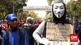 Tuntut Upah Layak, Buruh Bekasi Jalan Kaki ke Istana