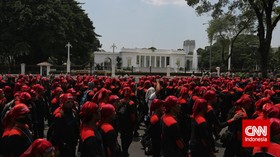 Ribuan Buruh Siap Berunjuk Rasa di Depan Istana
