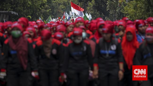 Buruh Demo JHT di Kantor Kemnaker-BPJS Ketenagakerjaan Hari Ini Massa KSPI akan berdemo menentang batas masa pencairan JHT ke kantor Kemenaker, hari ini, Rabu (16/2).