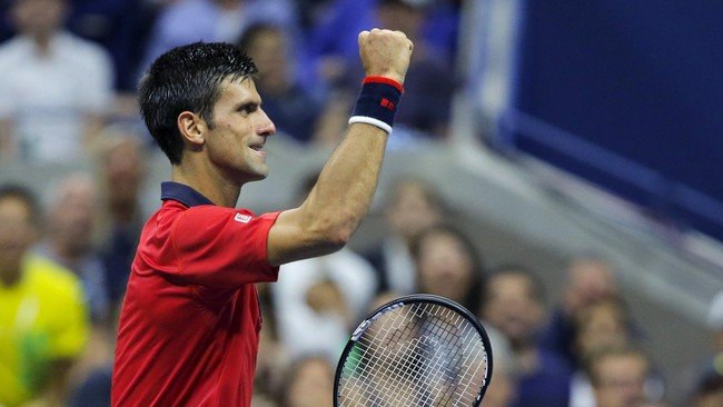 Dalam kejuaraan Amerika Serikat Terbuka, Novak Djokovic melenggang hingga semifinal diwarnai tiga musuh yang mundur akibat cedera.