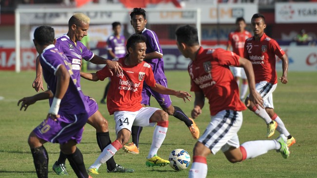 Tendangan Busari di babak kedua membuat PSS Sleman akhirnya mendapatkan satu poin di turnamen Bali Island Cup.