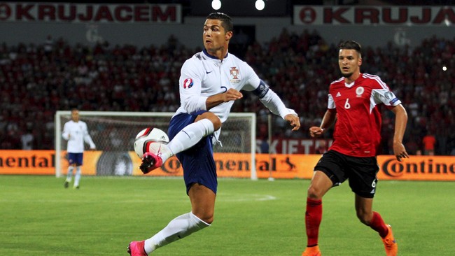Kegagalan mencetak gol saat melawan Albania membuat Ronaldo gagal menciptakan gol dalam tujuh pertandingan terakhir, termasuk bersama Real Madrid dan Portugal.