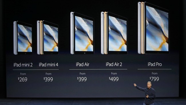 Tablet iPad Pro ini merupakan perangkat dengan ukuran layar terbesar yang berjalan dengan sistem operasi iOS dari Apple.