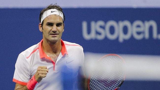 Roger Federer akan menghadapi rekan senegaranya Stan Wawrinka di partai semifinal AS Terbuka. Partai semifinal lainnya mempertemukan Djokovic dan Cilic.