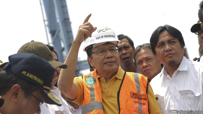 Menteri Koordinator Bidang Kemaritiman Rizal Ramli kembali menyindir Direktur Utama PT Pelabuhan Indonesia II (Pelindo II) R. J. Lino.