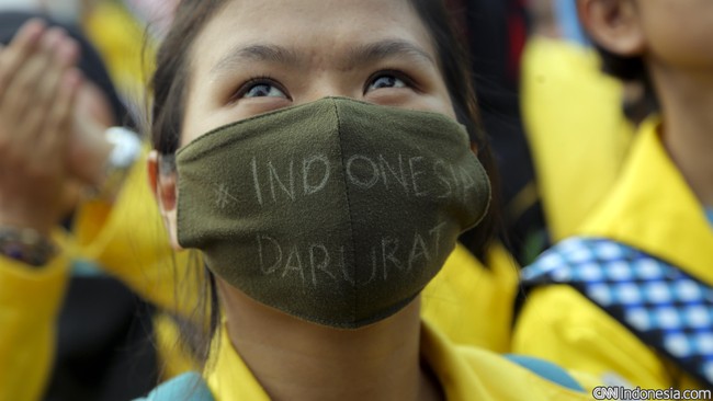 Mahasiswa menganggap RUU Omnibus Law Cipta Kerja cenderung bernuansa represif dan berpihak pada investor.